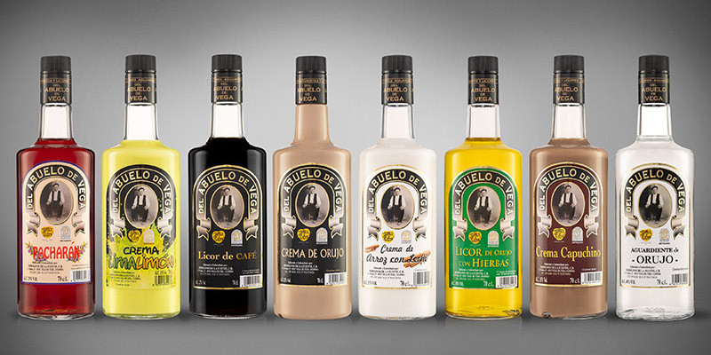 Licores del Abuelo de Vega y Gin Vega
